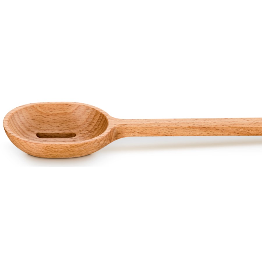 additioanl image for  Le Creuset Sign. Beechwood Slotted Spoon 
